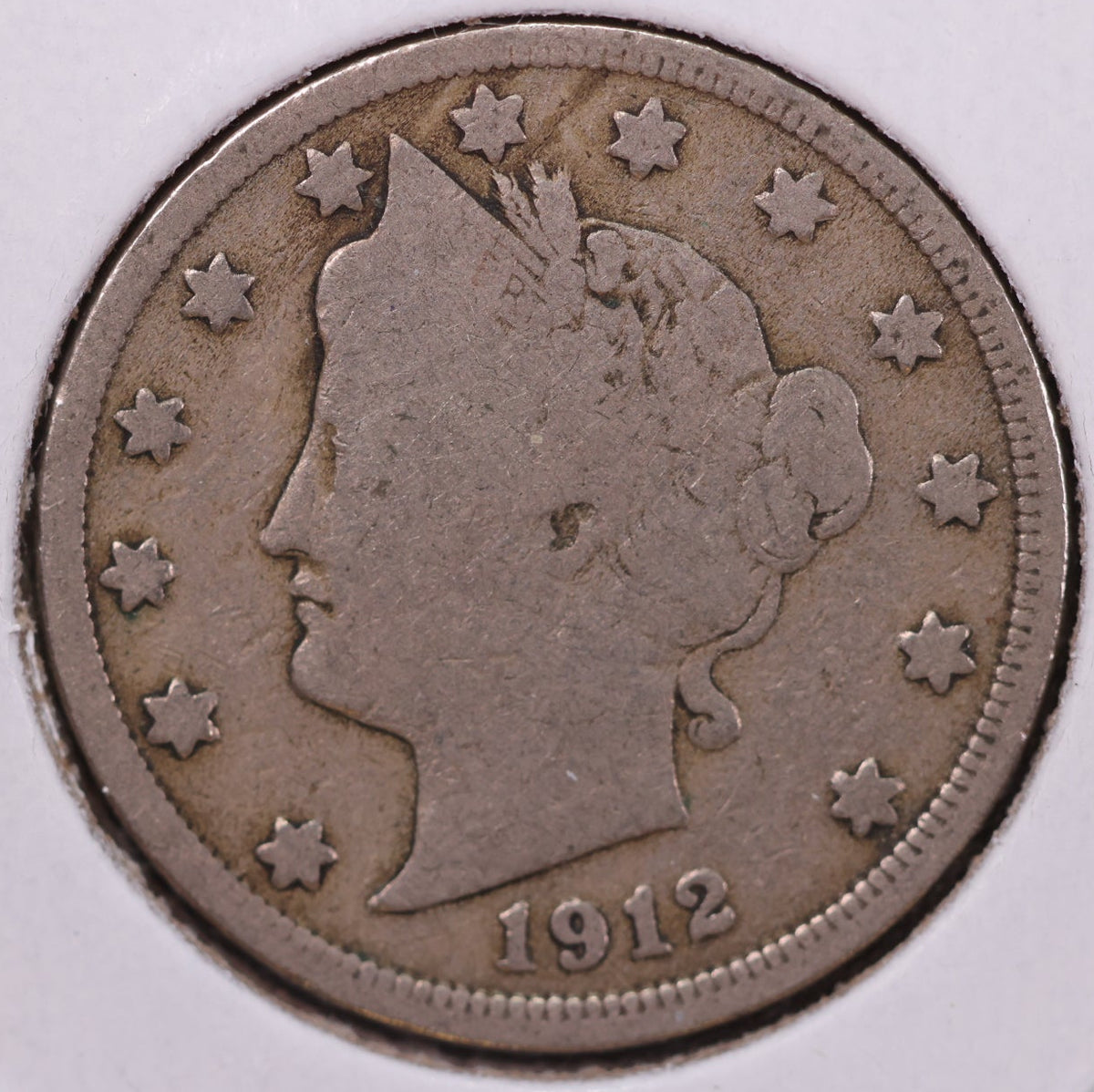 1912 Liberty Nickel, Affordable Circulated Coin. Store #NL213