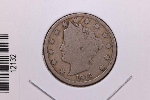 1912 Liberty Nickel, Affordable Circulated Coin. Store #12132