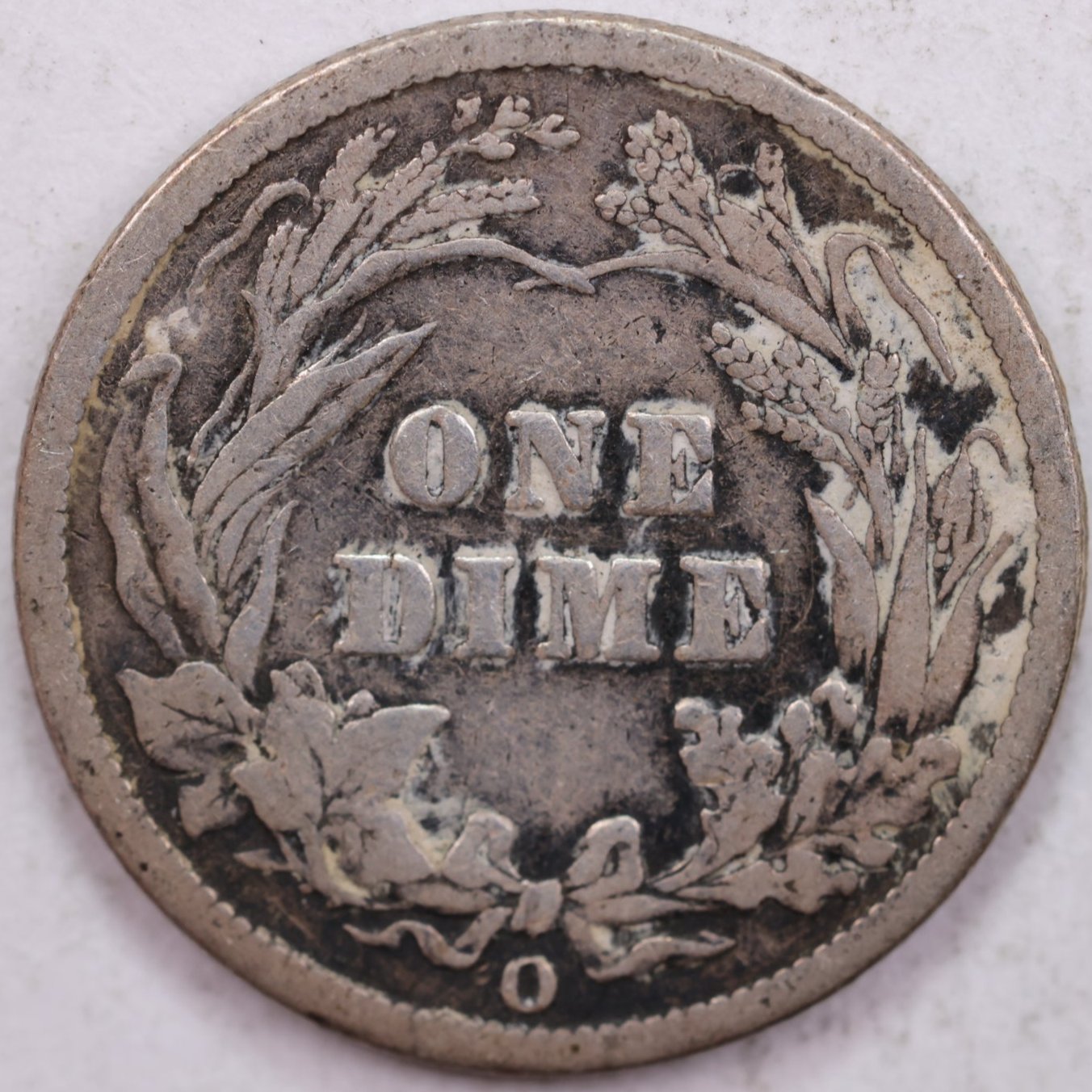 1902-O Barber Silver Dime, Fine Circulated Coin, Store #d902N02