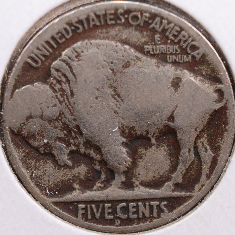 1913-D Buffalo Nickel, Very Good Circulated Coin, Store