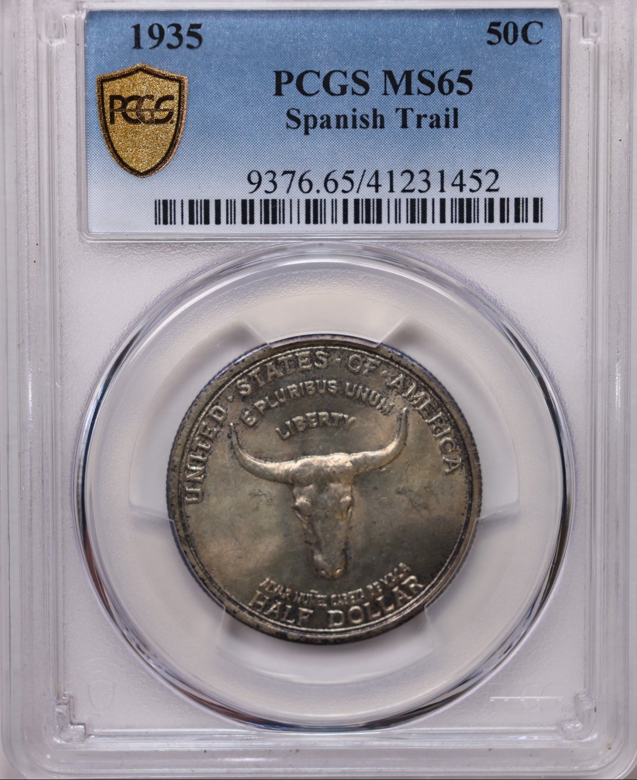 1935 Spanish Trail Silver Half Dollar Commemorative, PCGS MS-65, #GEC007.