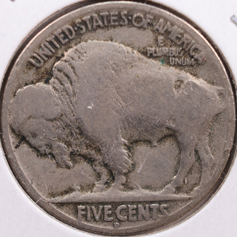 1913-D Buffalo Nickel, Good Circulated Coin, Store