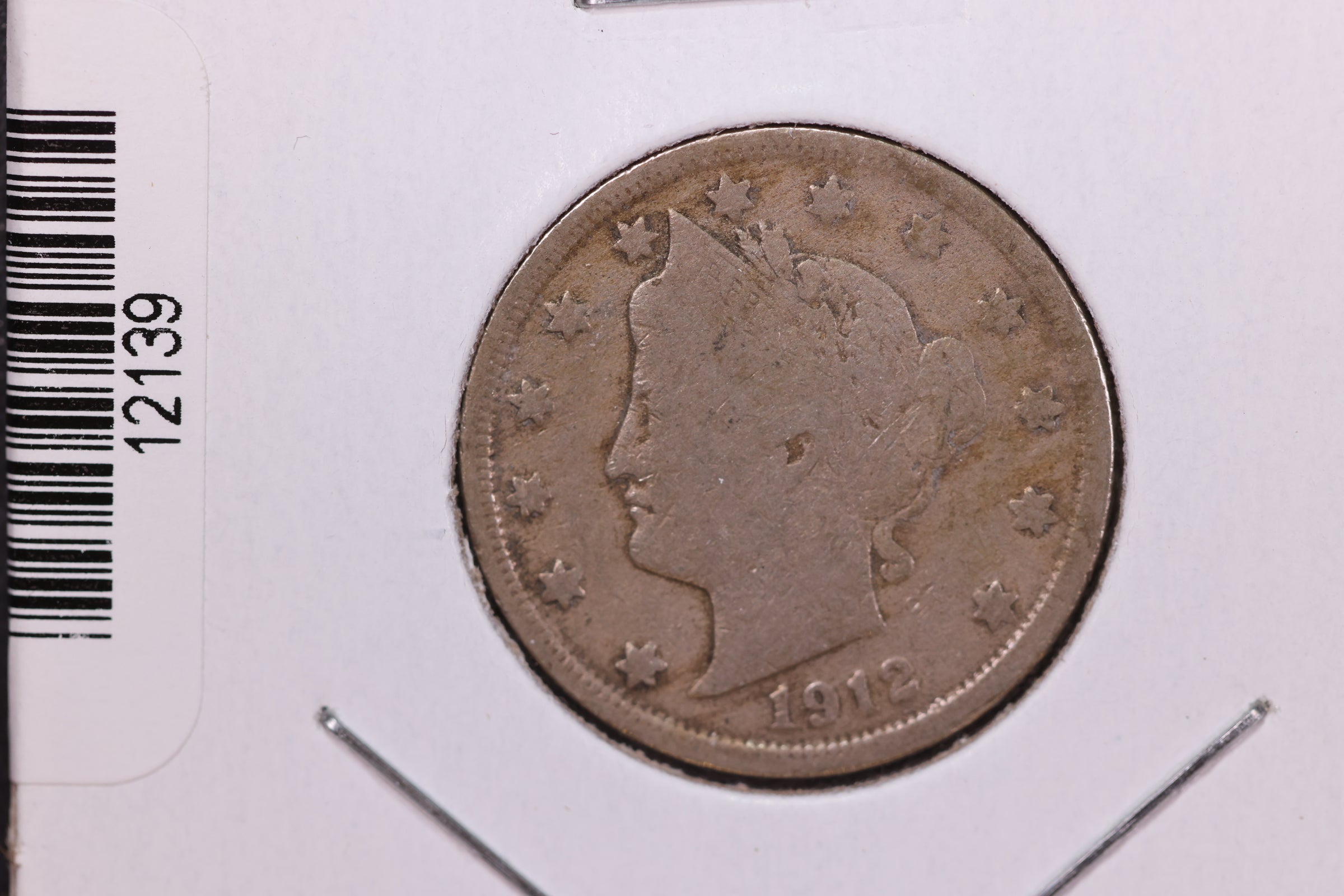 1912 Liberty Nickel, Affordable Circulated Coin. Store #12139