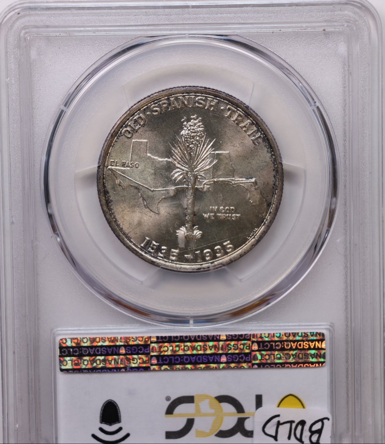 1935 Spanish Trail Silver Half Dollar Commemorative, PCGS MS-65, #GEC007.