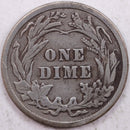 1913 Barber Silver Dime, Fine Circulated Coin, Store