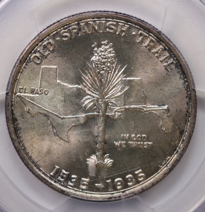 1935 Spanish Trail Silver Half Dollar Commemorative, PCGS MS-65, #GEC007.
