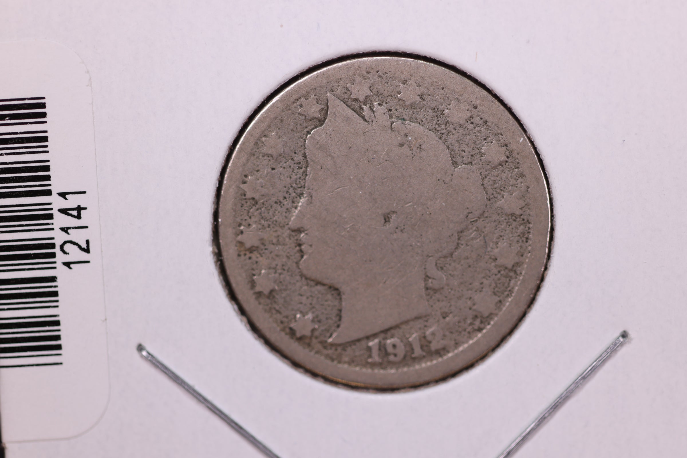 1912-D Liberty Nickel, Affordable Circulated Coin. Store #12141