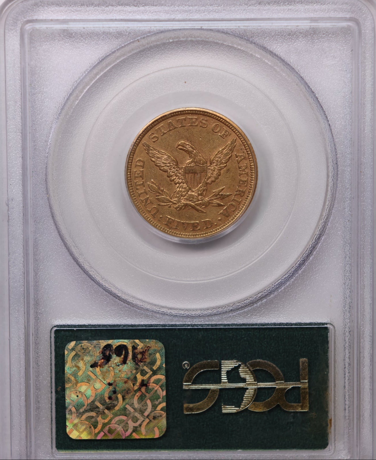 1853 $5 Gold Liberty, Half Eagle, PCGS VF-35, Store Sale #G003