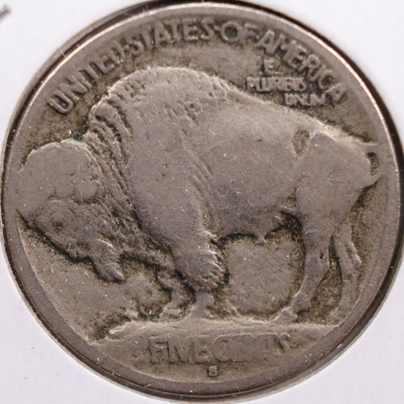 1913-S Buffalo Nickel, Very Good Circulated Coin, Store