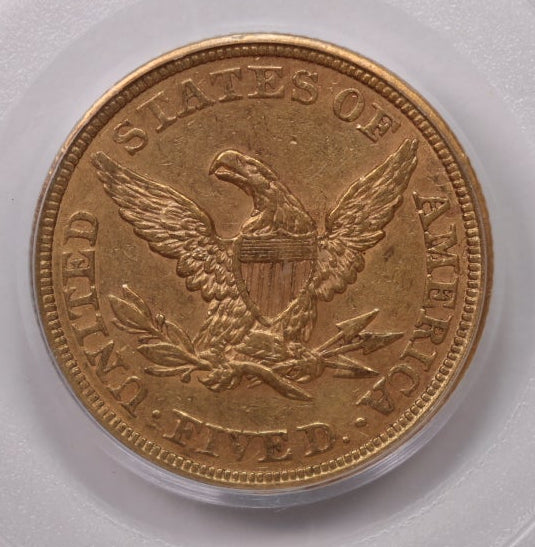 1853 $5 Gold Liberty, Half Eagle, PCGS VF-35, Store Sale #G003