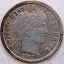 1911 Barber Silver Dime, Very Fine Circulated Coin, Store