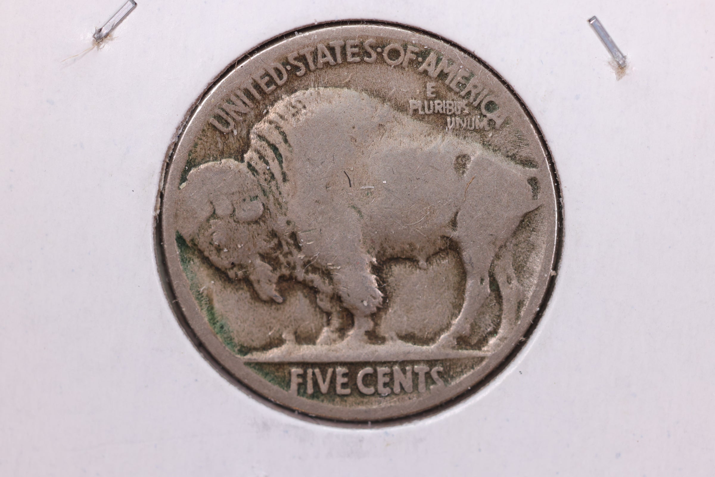 1913 Buffalo Nickel, Type 2, Average Circulated Coin.  Store #12822
