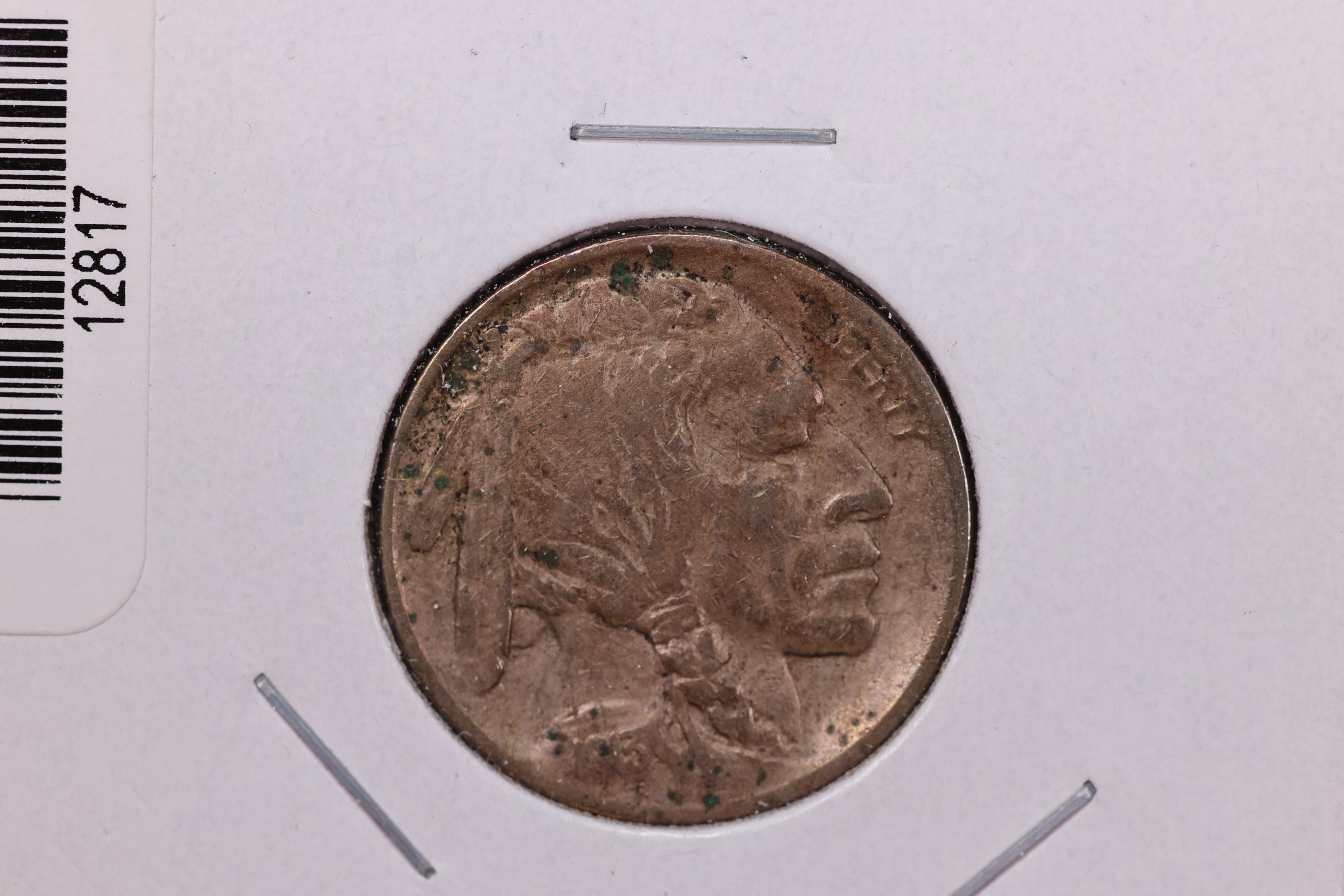 1913-S Buffalo Nickel, Type 1, Average Circulated Coin.  Store #12817