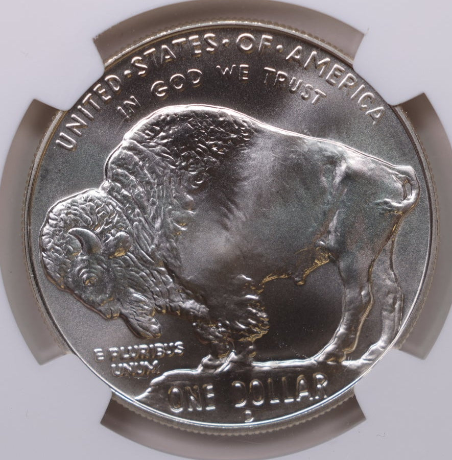 2001-D Buffalo Silver Dollar, NGC MS-69, Nice Strike, Store #GMC387.