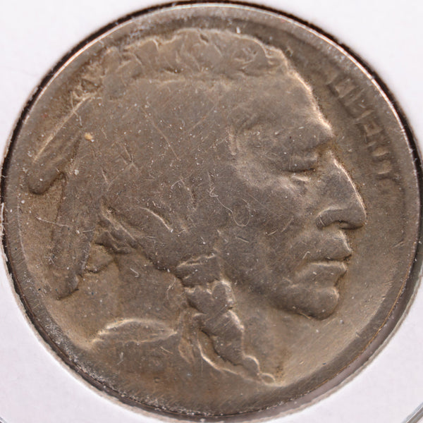 1913 Buffalo Nickel, Type 2, Average Circulated Coin.  Store #12866