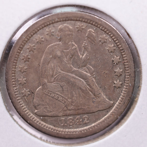 1842-O Seated Liberty Silver Dime., Extra Fine., Store Sale #19010