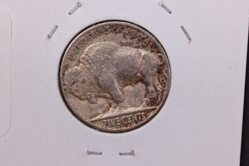 1913 Buffalo Nickel, Type 2, Average Circulated Coin.  Store