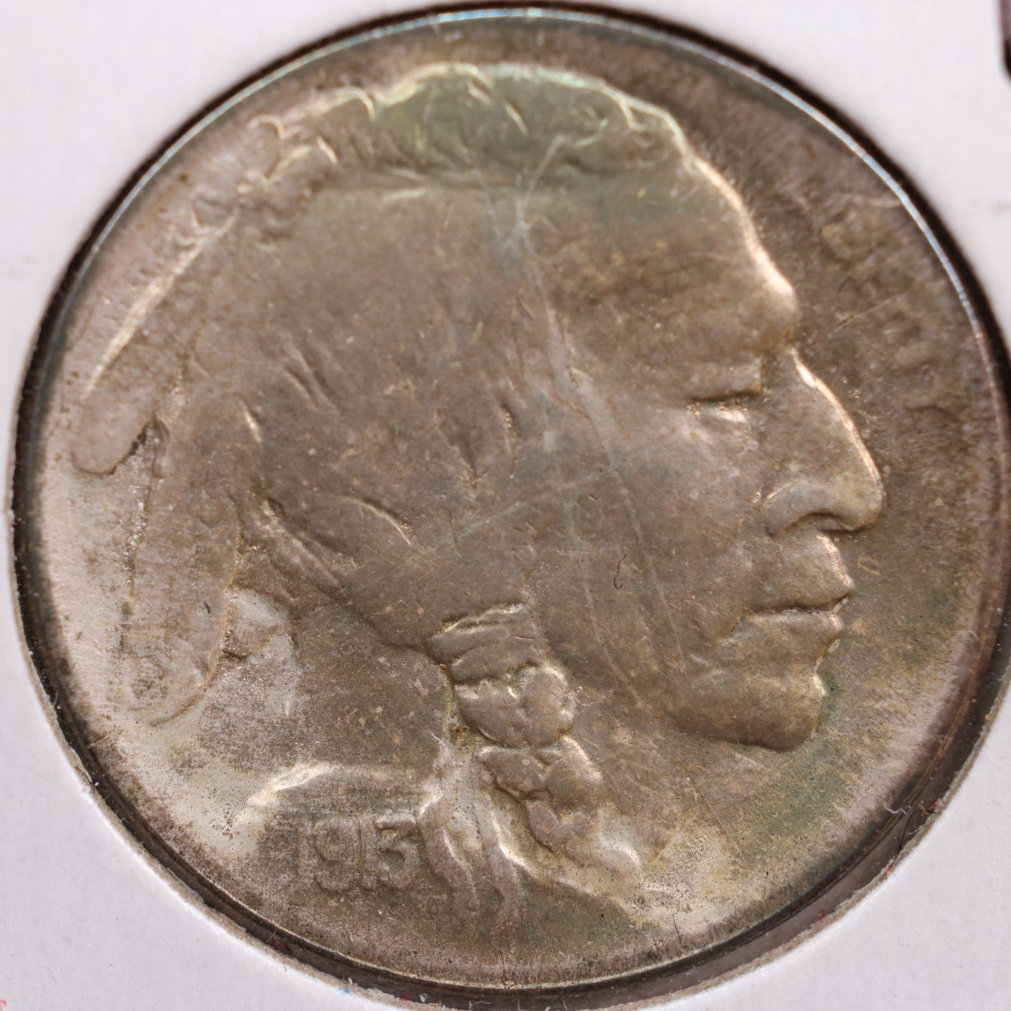 1913-S Buffalo Nickel, About Uncirculated Coin, Store #NL249