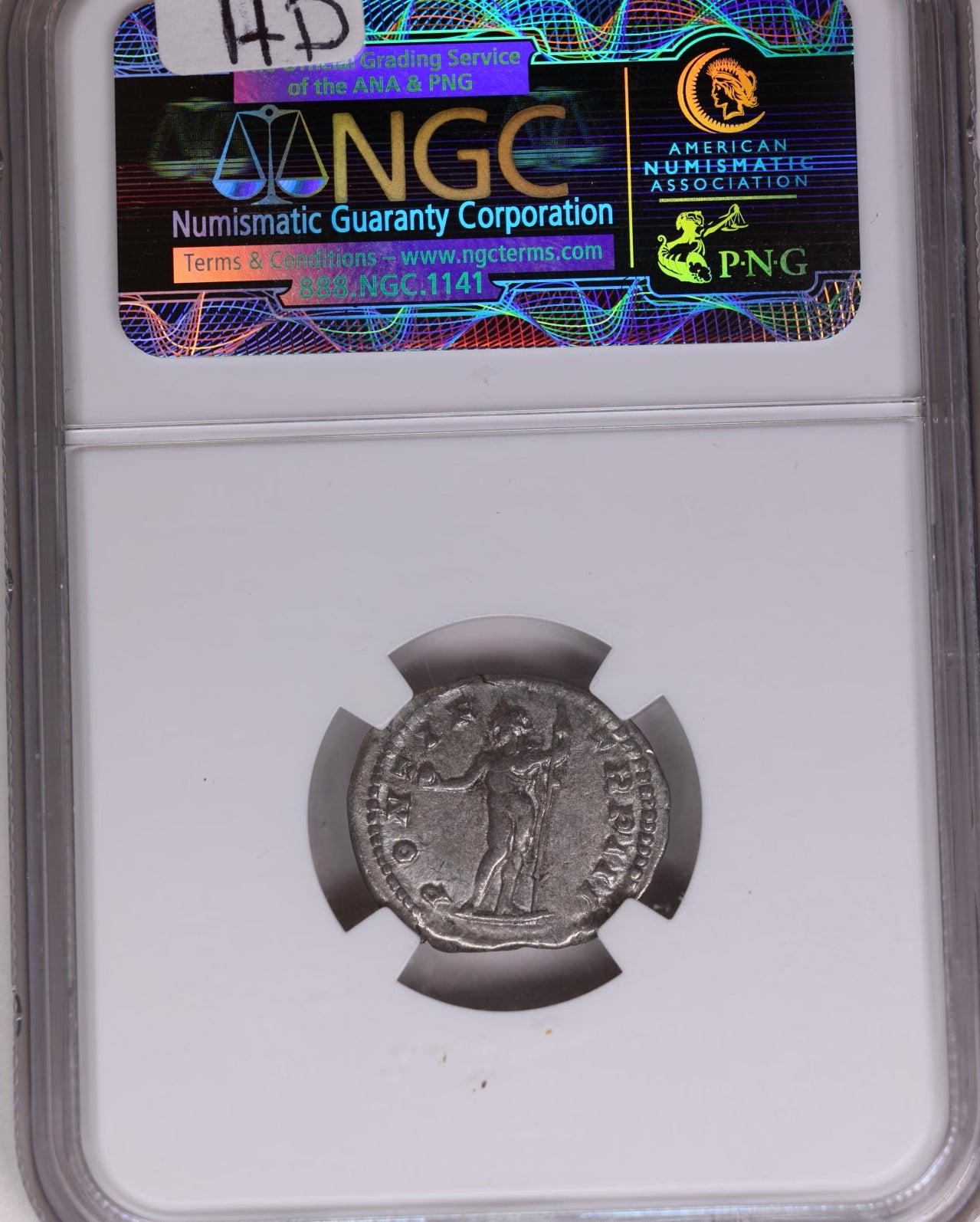Roman Empire Caracalla, AD 198-217, NGC Choice X.F, Store# AT0034.