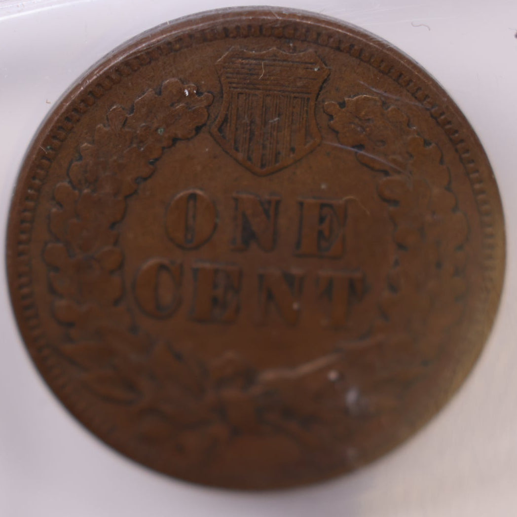 1875 Indian Head Small Cent, Extra Fine Circulated Coin. Store #CT1582