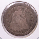 1845-O Seated Liberty Silver Dime., Very Good., Store Sale
