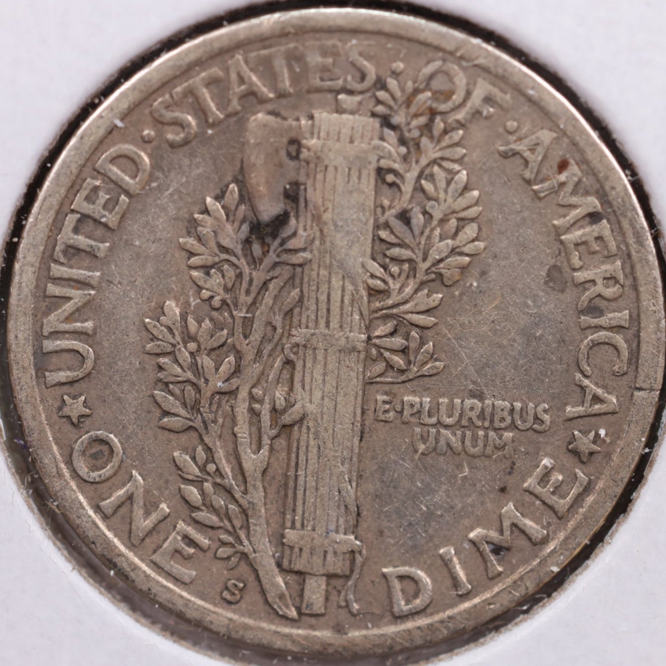 1917-S Mercury Dime, Fine Circulated Coin, Store #DE0010