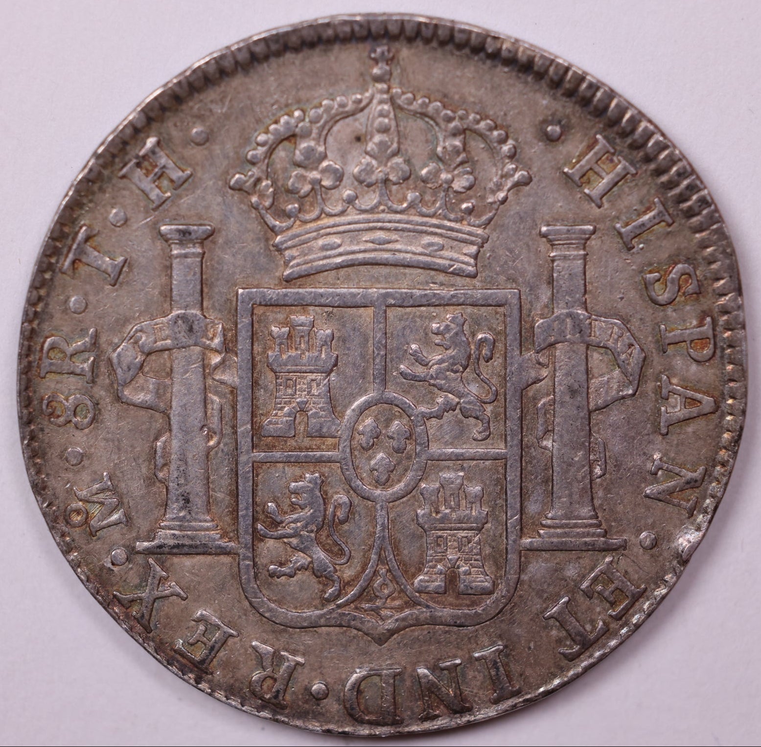 1806 Mexico 8 Reale, Extra Fine+ CIrculated Coin, 90% Silver, Store #FN0008.