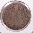 1848 Seated Liberty Silver Dime., Good., Store Sale