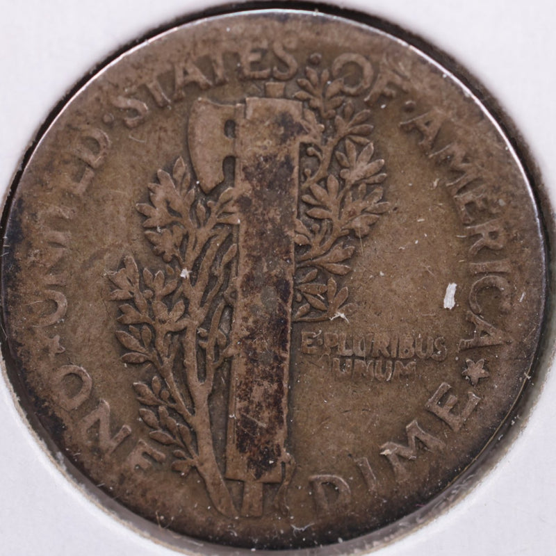 1919 Mercury Silver Dime, Fine Circulated Coin, Store