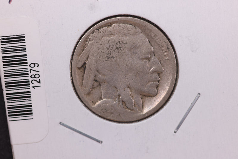 1916-D Buffalo Nickel, Average Circulated Coin.  Store