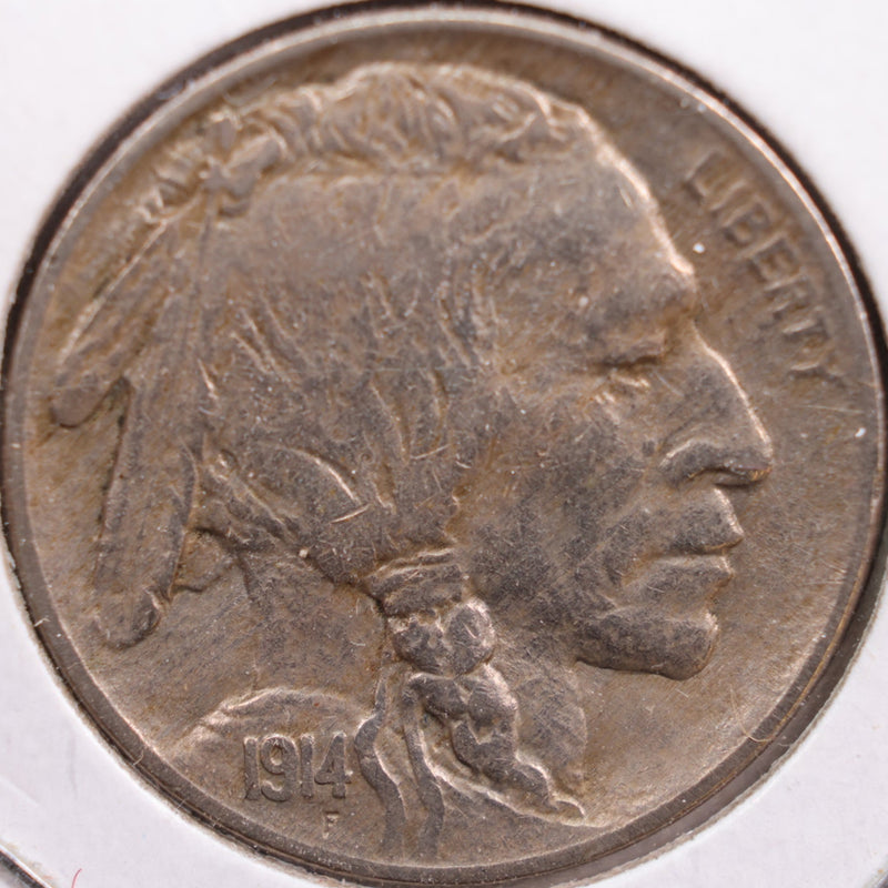 1914 Buffalo Nickel, Extra Fine+ Circulated Coin, Store