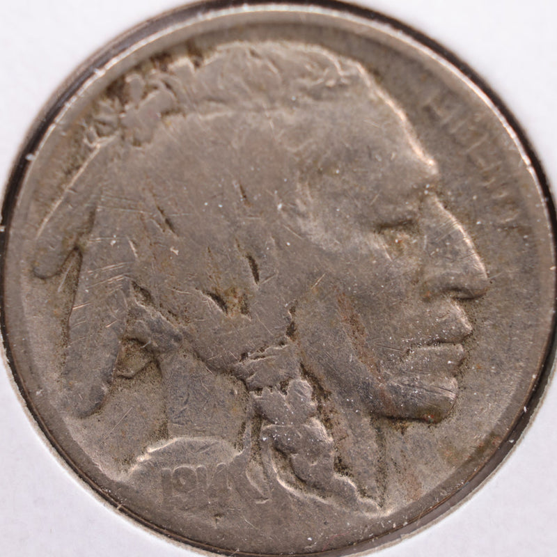 1914-D Buffalo Nickel, Very Good Circulated Coin, Store