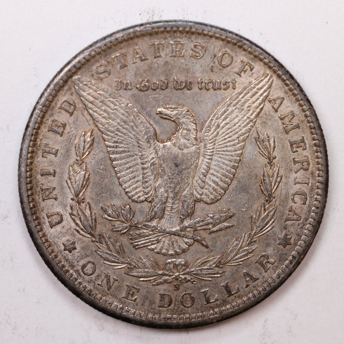 1898-S Morgan Silver Dollar, TONED Extra Fine Coin, Store #DR034.
