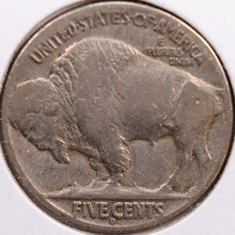 1914-D Buffalo Nickel, Very Good Circulated Coin, Store