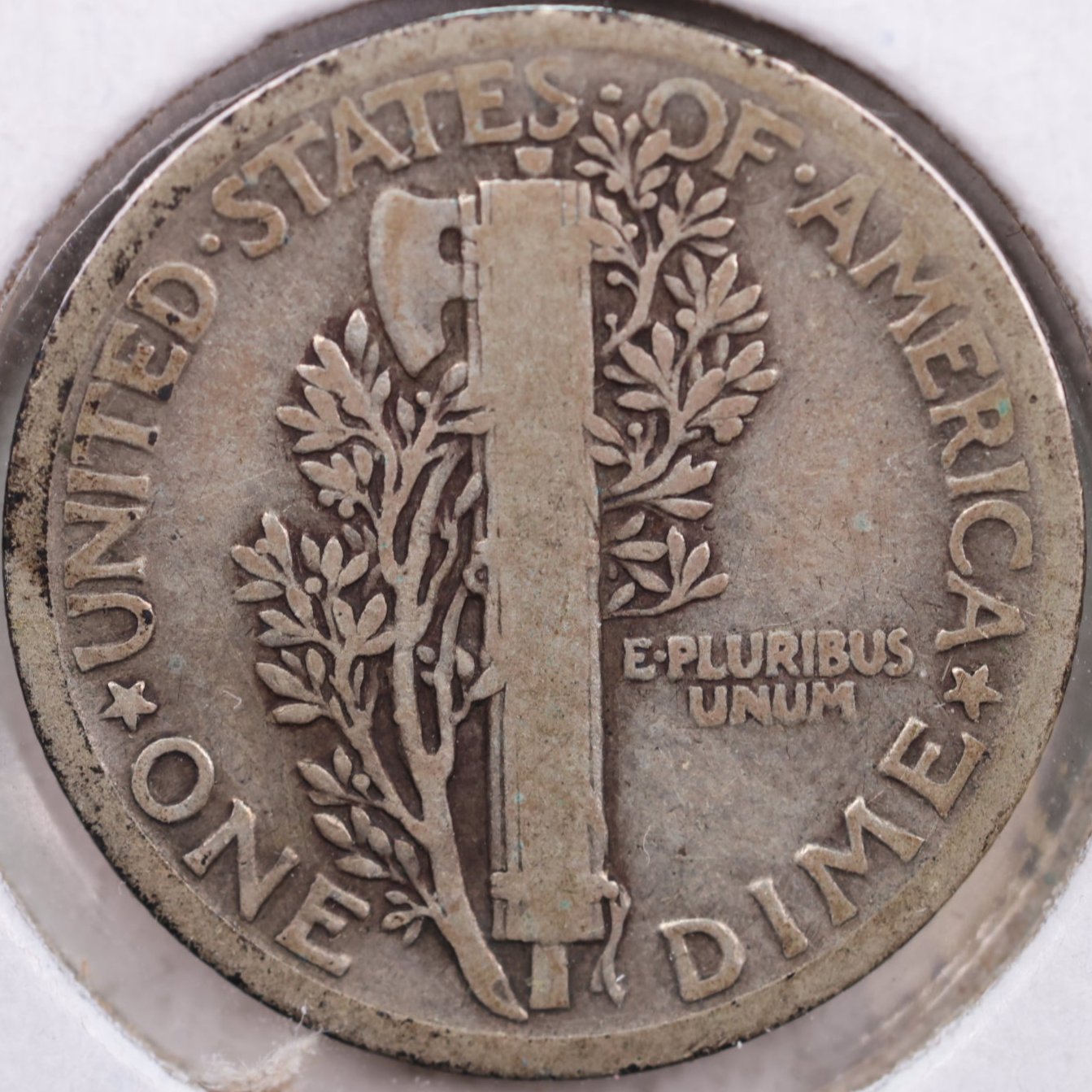 1921 Mercury Silver Dime, Fine Circulated Coin, Store #DE0021