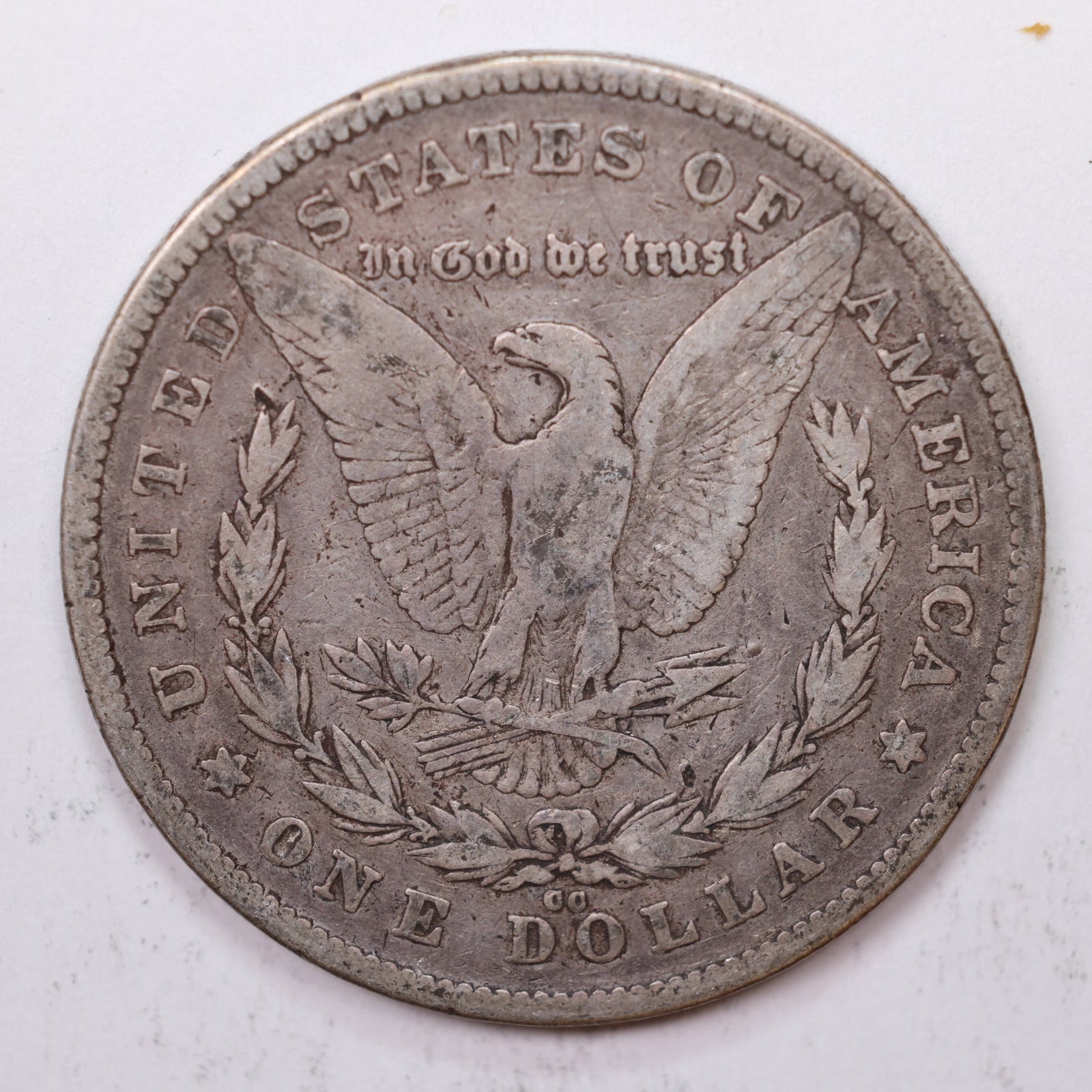 1878-CC Morgan Silver Dollar,Fine Circulated Coin, Store #DR036.