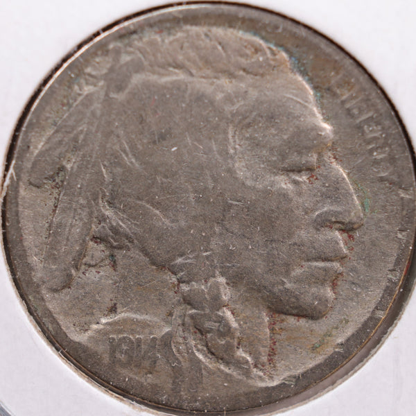 1914-D Buffalo Nickel, Very Good Circulated Coin, Store #NL269