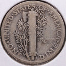 1921 Mercury Silver Dime, Very Fine Circulated Coin, Store