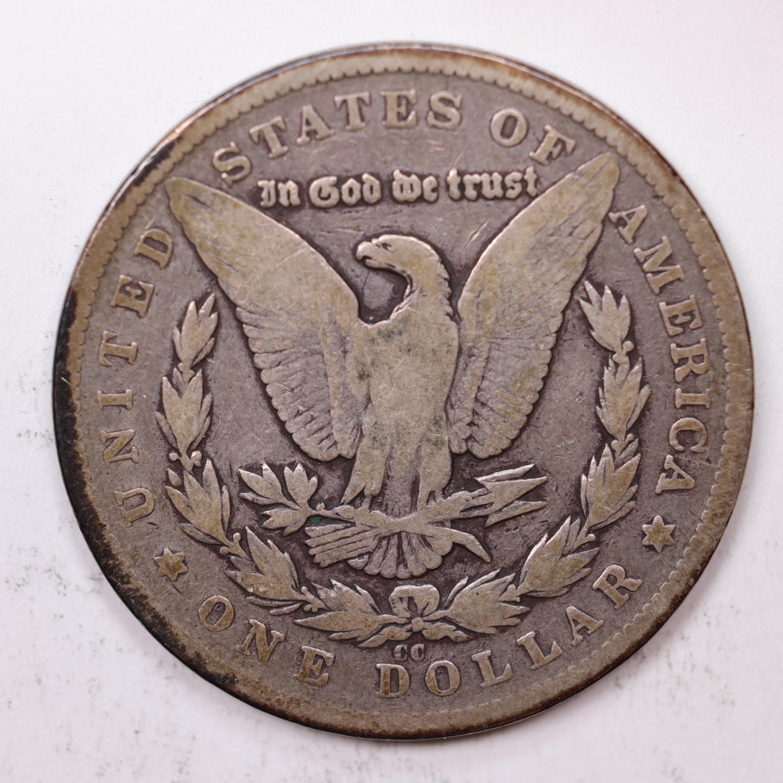 1879-CC Morgan Silver Dollar, Very Good Circulated Coin, Store #DR041.
