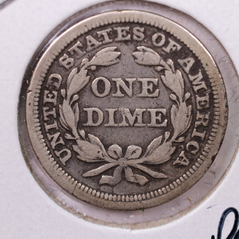 1851 Seated Liberty Silver Dime., X.F., Store Sale