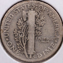 1923 Mercury Silver Dime, Fine Circulated Coin, Store