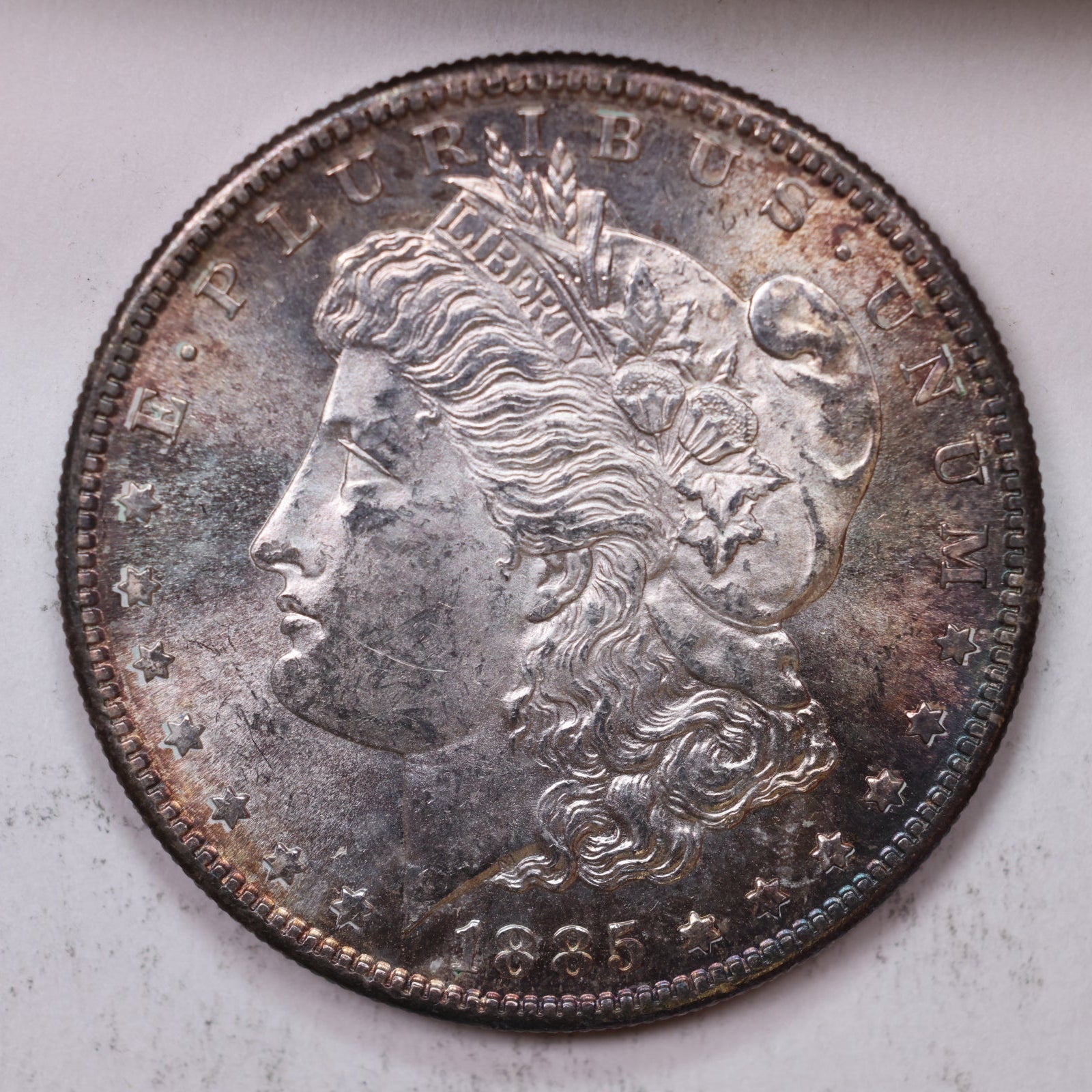1885-S Morgan Silver Dollar, Gem Minstate, Uncirculated Coin, Store #DR045.
