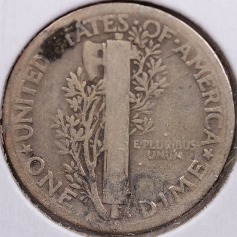 1924 Mercury Silver Dime, Fine Circulated Coin, Store