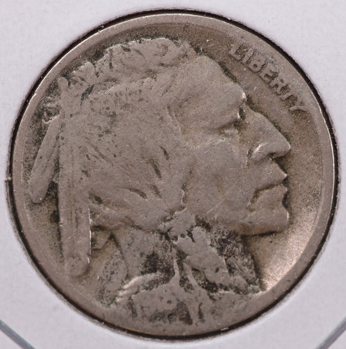 1918-D Buffalo Nickel, Average Circulated Coin. Store #NL784