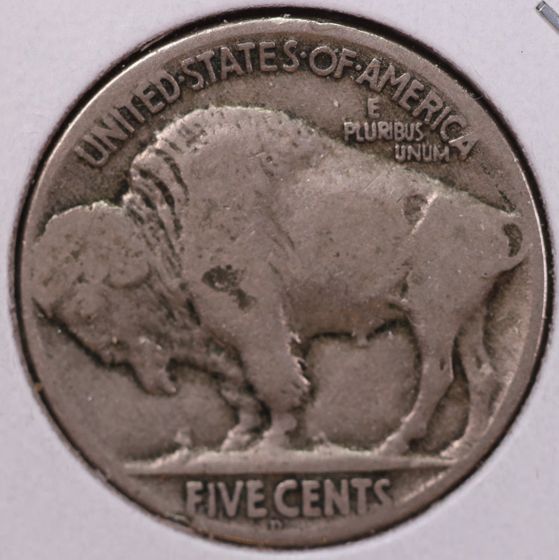 1918-D Buffalo Nickel, Average Circulated Coin. Store #NL784