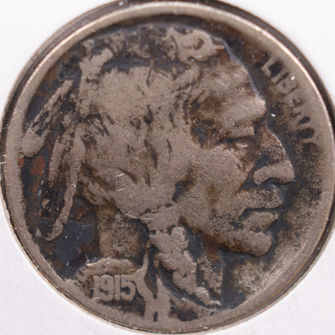 1915-D Buffalo Nickel, Very Good Circulated Coin, Store #NL281
