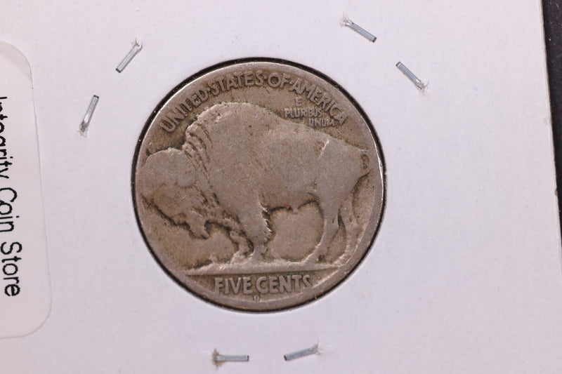 1918-D Buffalo Nickel, Average Circulated Coin. Store