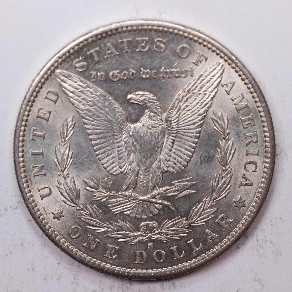 1889-S Morgan Silver Dollar, Mint State, Uncirculated Coin, Store #DR051.