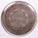 1853-O Seated Liberty Dime, Very Good Circulated Coin, Store