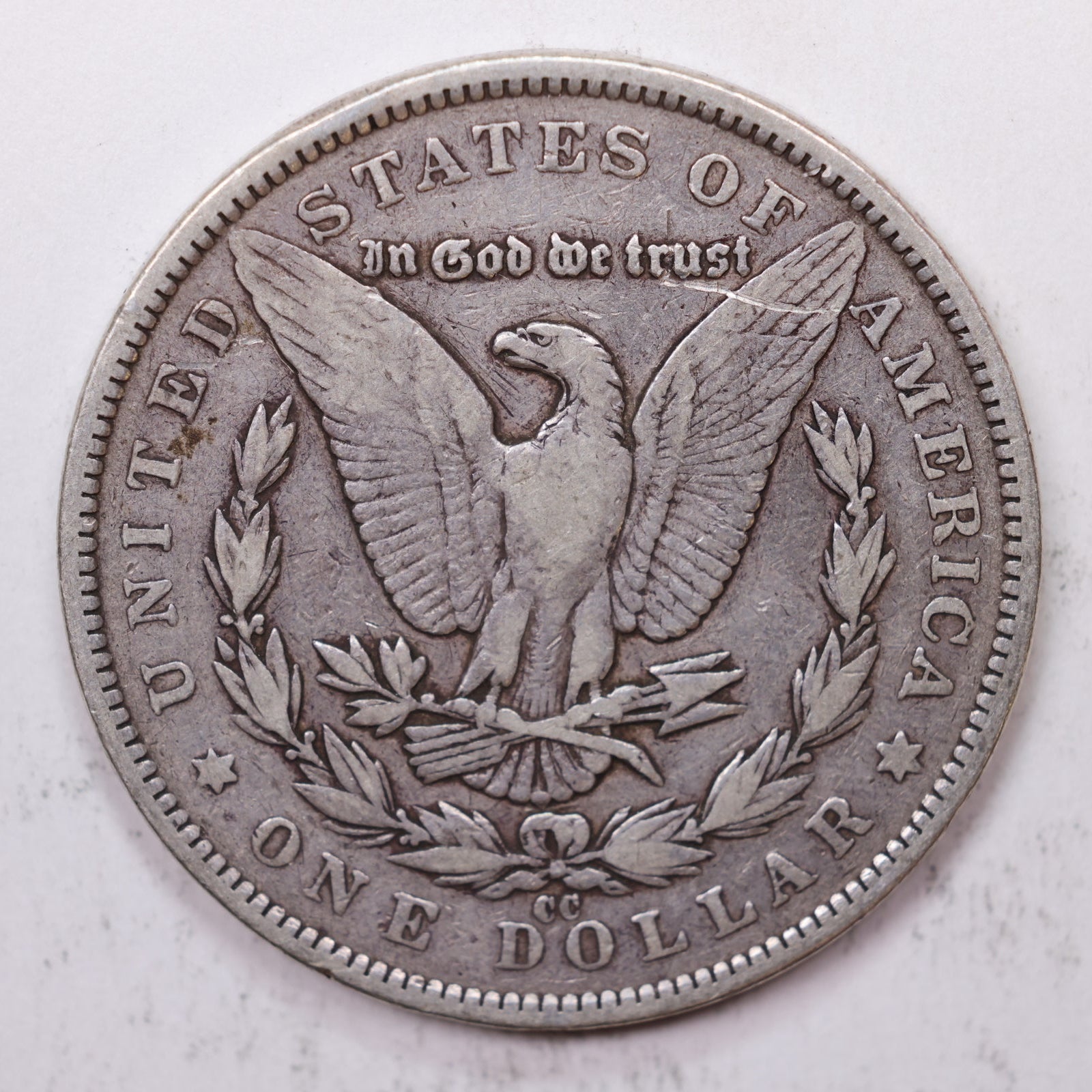 1891-CC Morgan Silver Dollar, Fine Circulated Coin, Store #DR053.